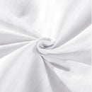 Royal Comfort Kensington 1200 Thread Count 100% Cotton Stripe Quilt Cover Set - King - White