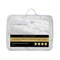 Royal Comfort 1000GSM Luxury Bamboo Covered Mattress Topper Ball Fibre Gusset - Queen - White