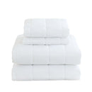 Royal Comfort Coverlet Set Bedspread Soft Touch Easy Care Breathable 3 Piece Set - Queen - White