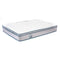 Sleepy Panda Mattress 5 Zone Pocket Spring EuroTop Medium Firm 30cm Thickness - Single - White  Grey  Blue