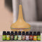 Milano Aroma Diffuser Set With 10 Pack Diffuser Oils Humidifier Aromatherapy - Light Wood