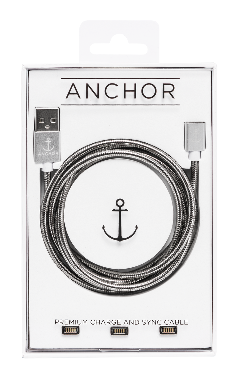 Anchor Cable 2.0 - World\'s Strongest Stainless steel magnetic charging cable with USB (New)