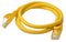 8WARE Cat6a UTP Ethernet Cable 1m Snagless Yellow