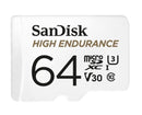 SANDISK 64GB High Endurance micro SDXC V30 u3 C10 UHS-1 100MB/s R 40MB/s W SD Adaptor Android Smartphone Action Camera Drones