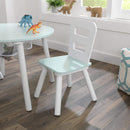 Round Table and 2 Chair Set for children (Mint)