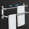 Stretchable 45-75 cm Towel Bar for Bathroom and Kitchen (Two Bars)