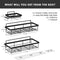 2 Pack Adhesive Stainless Steel Shower Caddy Shelf Organizer with 2 Soap Dishes for Bathroom
