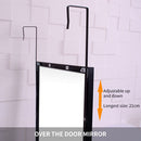 Set of 2 Full-Length Mirror Long Standing for Bedroom and Bathroom (80 x 34m, Black)