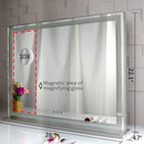 Hollywood LED Makeup Mirror with Smart Touch Control and 3 Colors Dimmable Light (72 x 56 cm)