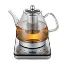 1.2L Digital Glass Kettle 800W Electric with Tea Infuser