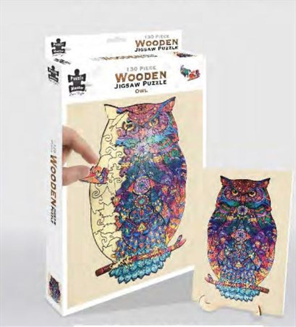 Owl 130 Piece Wooden Puzzle