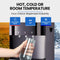 PolyCool 22L Floor Standing Water Cooler Dispenser, Instant Hot & Cold, with 7 Stage Filter Purifier System, Black
