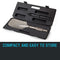 BAUMR-AG 140mm Square-Tipped 30mm Hex Clay Spade Jackhammer Chisel with Bonus Carry Case