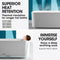 MARBELLA Bathtub Acrylic Freestanding Bath Tub Gloss White 1750x800x633mm