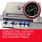 EuroGrille 5 Burner Outdoor BBQ Grill Barbeque Gas Stainless Steel Kitchen Commercial