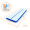 PROFLEX  800x100x20cm Inflatable Air Track Mat Tumbling Gymnastics, Blue & White (No Pump)