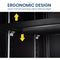 FORTIA Stationary Cabinet Office Home Storage Metal Lockable 4 Door Cupboard Drawers