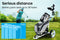 THOMSON Electric Golf Buggy Push Trolley Cart Foldable 18-36 Holes Twin Motor 3 Distance