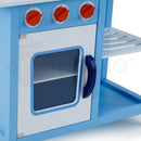 ROVO KIDS Wooden Kitchen Pretend Play Set Toy Children Cooking Home Cookware