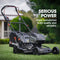 BAUMR-AG 19 Inch Lawn Mower Cordless Electric Lawnmower Kit 56V Lithium Battery Fast Charger