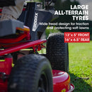 BAUMR-AG 30 Inch 48V Electric Ride On Lawn Mower Brushless Lawnmower 30" - 300RX