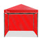 Red Track 3x3m Folding Gazebo Shade Outdoor Pop-Up Red Foldable Marquee