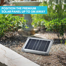 PROTEGE 5W Solar Powered Water Fountain Pump Pond Kit with Eco Filter Box