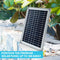 PROTEGE 20W Solar Fountain Pump Garden Water Pool Pond Kit with Eco Filter Box