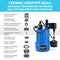 PROTEGE Tight Access Clean/Grey Water Submersible Sump Pump, Vertical Float Switch
