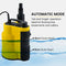 PROTEGE Tight Access Clean/Grey Water Submersible Sump Pump, Integrated Float Switch