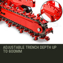 Baumr-AG Trencher 600mm / 24" Trench Ditch Digger 4-stroke Petrol Chain Driven