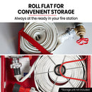 PROTEGE 20m x 38mm Canvas Lay Flat Fire Hose Kit, with Adjustable Nozzle
