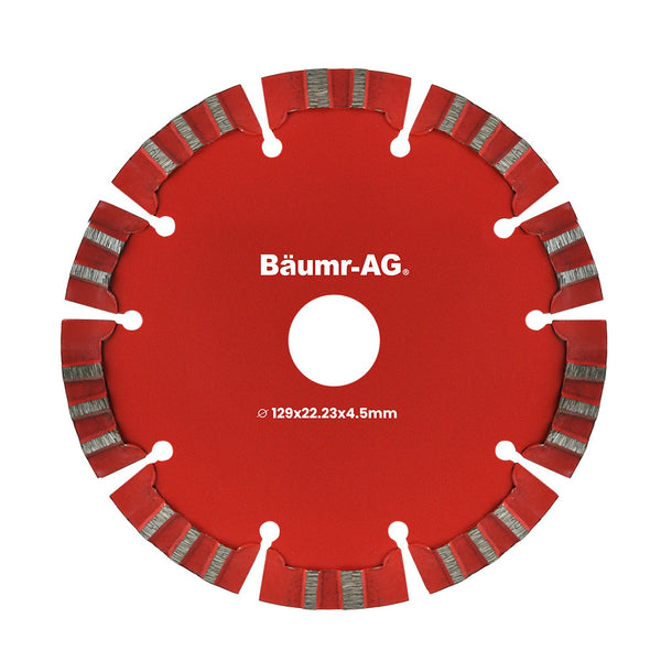 8 x BAUMR-AG 5" Replacement Diamond Blades for Wall Chaser Machines