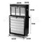 BULLET 15 Drawer Tool Box Storage Cabinet Chest Garage Trolley Mechanic Toolbox