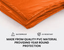 UP-SHOT 10ft Trampoline Safety Pad Orange Padding Replacement Round Spring Cover