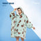 GOMINIMO Hoodie Blanket Adult Teddy Bear Green HM-HB-111-AYS