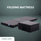 GOMINIMO 3 Fold Folding Mattress Double Dark Grey GO-FM-102-EON