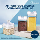 GOMINIMO Airtight Food Containers Set of 3 GO-STO-100-HL