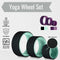 Verpeak Yoga Wheel 3 pieces set ( 3 Verpeak Yoga Wheel ) (Green) VP-YBS-105-SD