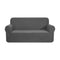 GOMINIMO Velvet Sofa Cover 3 Seater (Grey) HM-SF-106-RD