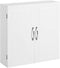VASAGLE Wall Cabinet with 2 Doors White BBC320W01