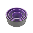 Verpeak Yoga Wheel 3 pieces set Purple & Black VP-YBS-107-YR
