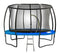 Kahuna 8ft Trampoline Free Ladder Spring Mat Net Safety Pad Cover Round Enclosure Blue