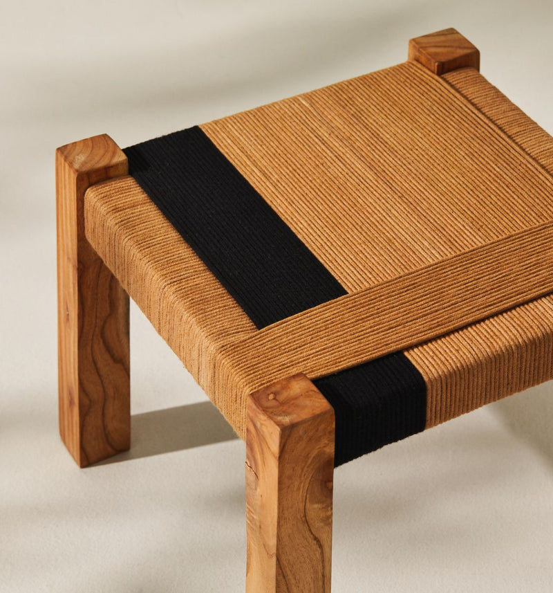 Tree Stripes Handwoven Amani Stand - Black & Brown (Small)
