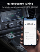 UGREEN 80910 Car Bluetooth 5.0 FM Transmitter