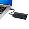 Simplecom CH330 Portable USB-C to 4 Port USB-A Hub USB 3.2 Gen1 with Cable Storage