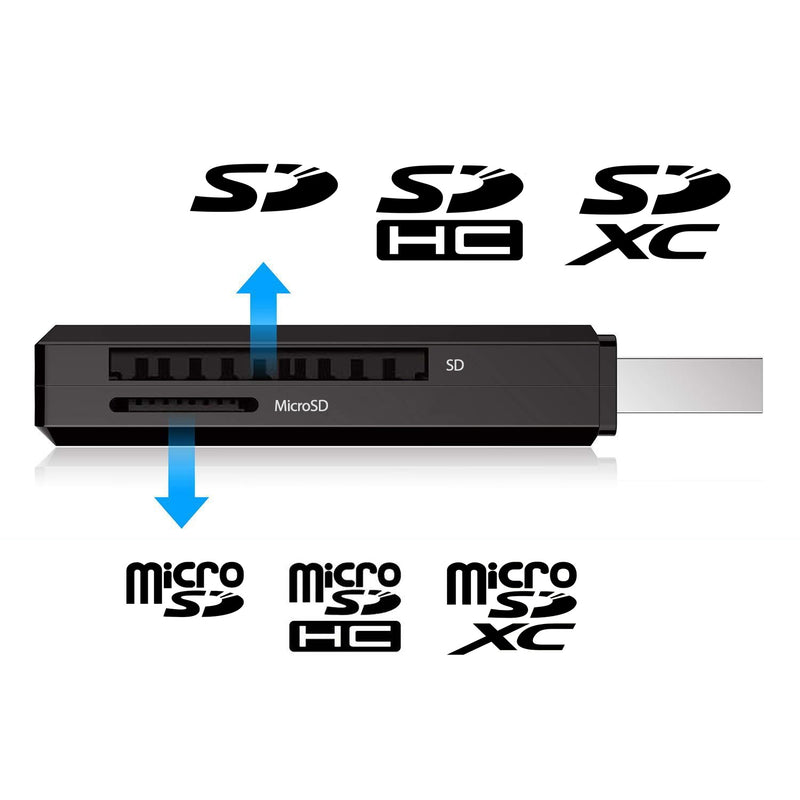 Simplecom CR301B 2 Slot SuperSpeed USB 3.0 Card Reader