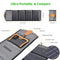 CHOETECH SC005 22W Portable Waterproof Foldable Solar Panel Charger (Dual USB Ports)