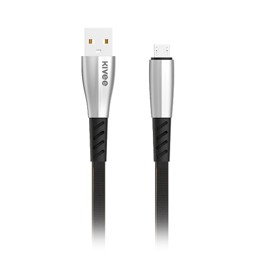 KIVEE CB103 iPhone 8-pin Charging Cable 1M Black/Silver