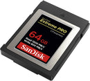 SanDisk 64GB Extreme PRO CFexpress Card Type B - SDCFE-064G-GN4NN READ 1500 MB/S WRITE 800MB/S